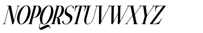 Vsop Narrower 3 Italic Font UPPERCASE