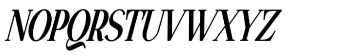 Vsop Narrower 5 Italic Font UPPERCASE