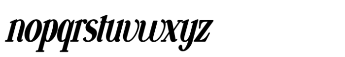 Vsop Narrower 6 Italic Font LOWERCASE