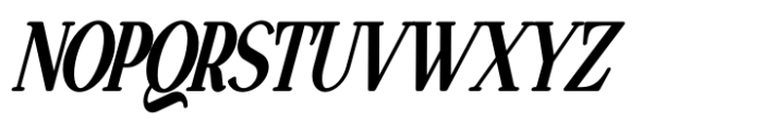 Vsop Narrower 7 Italic Font UPPERCASE