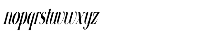 Vsop Narrowest 2 Italic Font LOWERCASE