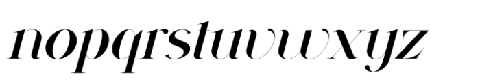 Vsop Regular 1 Italic Font LOWERCASE