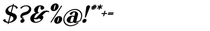 Vsop Regular 7 Italic Font OTHER CHARS