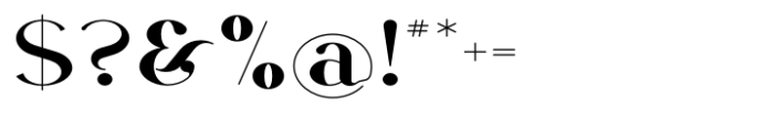 Vsop Wide 3 Font OTHER CHARS