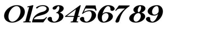 Vsop Wide 7 Italic Font OTHER CHARS