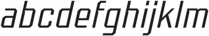 VTF Gladius Light Oblique otf (300) Font LOWERCASE