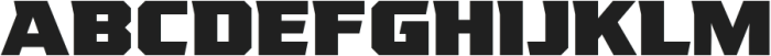 VTF League Black otf (900) Font UPPERCASE