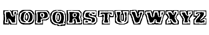 VTC FunkinFrat Regular Font UPPERCASE