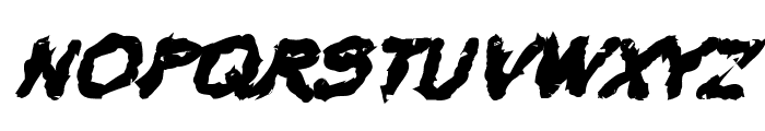 VTC Krinkle-Kut Bold Italic Font LOWERCASE