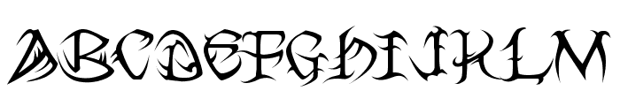 VTC Tribal Regular Font LOWERCASE