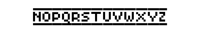 VTFMisterPixel-Tools Font LOWERCASE