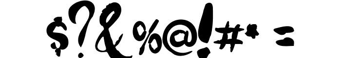 VTKS DENGOSA Regular Font OTHER CHARS