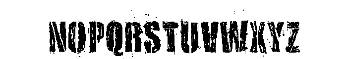 VTKS SMASH Font LOWERCASE