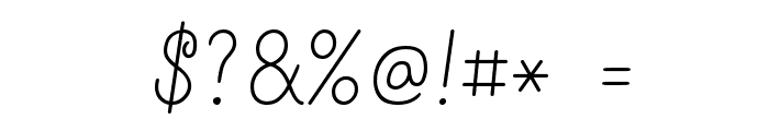 V?tkova p?sanka Font OTHER CHARS