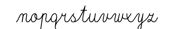 V?tkova p?sanka Font LOWERCASE