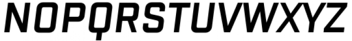 VTF Justina Bold Italic HUM Font UPPERCASE