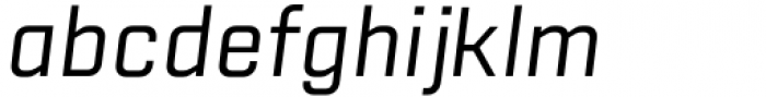 VTF Justina Regular Italic GEO Font LOWERCASE