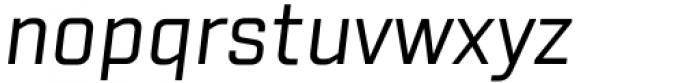VTF Justina Regular Italic GEO Font LOWERCASE