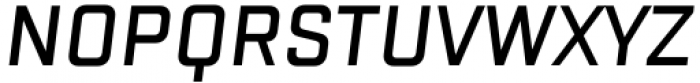 VTF Justina Semi Bold Italic GEO Font UPPERCASE