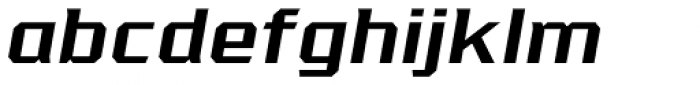 VTF League Medium Oblique Font LOWERCASE