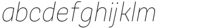 VTF Ruth SS01 Thin it Font LOWERCASE