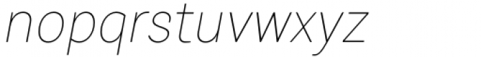 VTF Ruth SS01 Thin it Font LOWERCASE