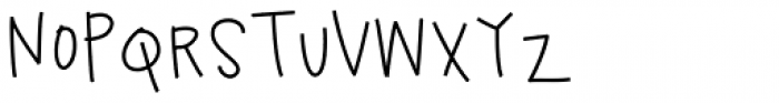 VTG Pennyloafer Sharp Font UPPERCASE