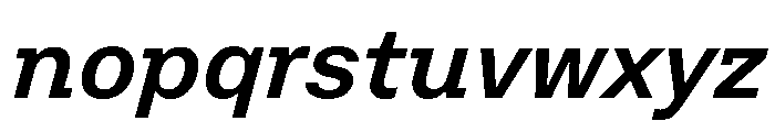 VTCFoundation BoldSlanted Font LOWERCASE