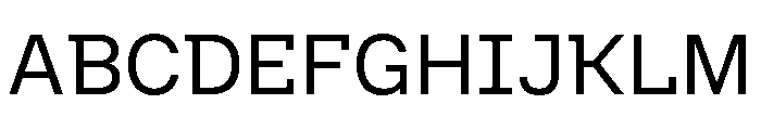 VTCFoundation Regular Font UPPERCASE