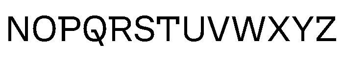 VTCFoundation Regular Font UPPERCASE
