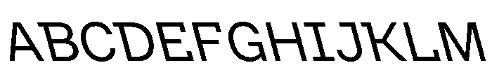 VTCFoundation RegularBackslant Font UPPERCASE