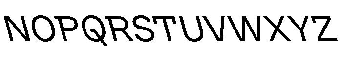 VTCFoundation RegularBackslant Font UPPERCASE