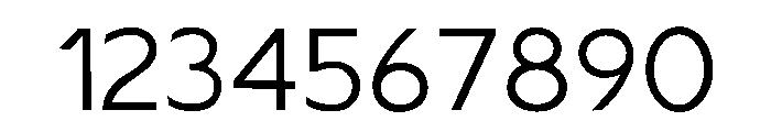 VUSION Font OTHER CHARS