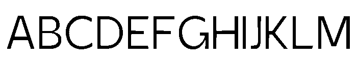 VUSION Font UPPERCASE