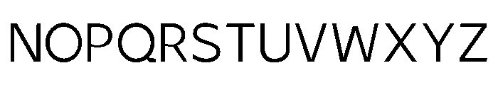 VUSION Font UPPERCASE