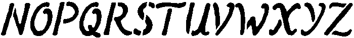 VUSE II Regular otf (400) Font UPPERCASE