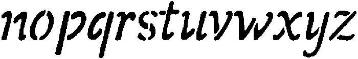 VUSE II Regular otf (400) Font LOWERCASE