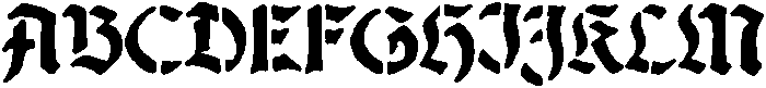 VUSE Regular otf (400) Font UPPERCASE