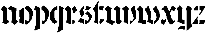 VUSE Regular otf (400) Font LOWERCASE