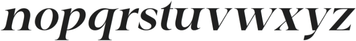 Vurion Italic otf (400) Font LOWERCASE