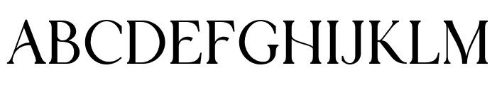 Vurnia Regular Font UPPERCASE