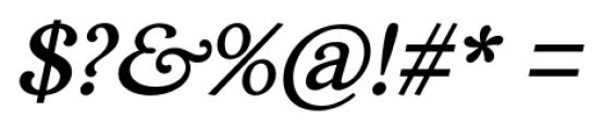 Vulpa Italic Font OTHER CHARS
