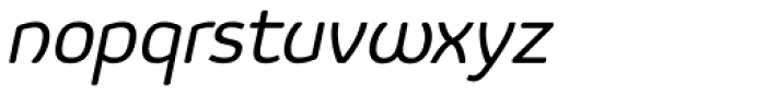 Vulgat Italic Font LOWERCASE