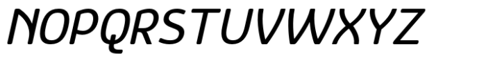 Vulgat Medium Italic Font UPPERCASE
