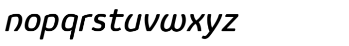 Vulgat Medium Italic Font LOWERCASE