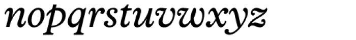 Vulpa Italic Font LOWERCASE