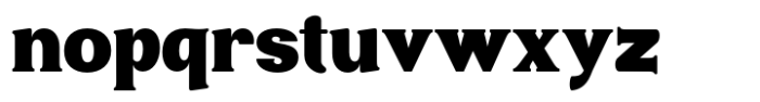Vuska Black Font LOWERCASE