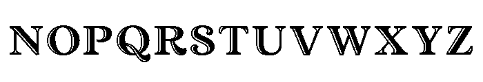 Vulpa Drop Caps Color Font UPPERCASE