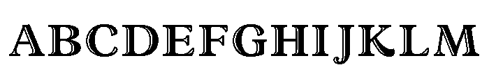 Vulpa Drop Caps Font UPPERCASE
