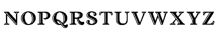 Vulpa Drop Caps Font UPPERCASE